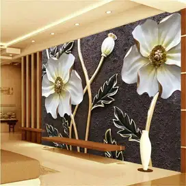 Pesan wallpaper dinding 3d custom toko jual dan pasang gorden murah