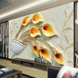 Jual gorden hordeng gordyn tirai jendela wallpaper dinding 3d custom