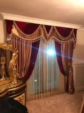 Pasang gordyn gorden hordeng murah vertikal roll blind jasa tirai viv