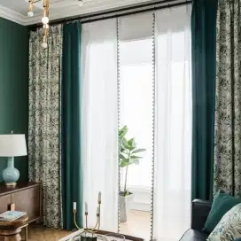 Pasang gordyn gorden hordeng murah vertikal roll blind jasa tirai viv