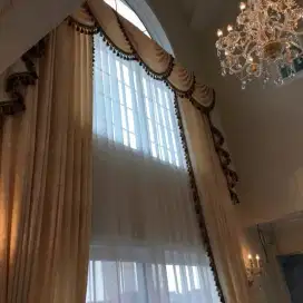 Pasang gordyn gorden hordeng murah vertikal roll blind jasa tirai viv