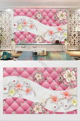 Pesan wallpaper dinding 3d custom toko jual dan pasang gorden murah