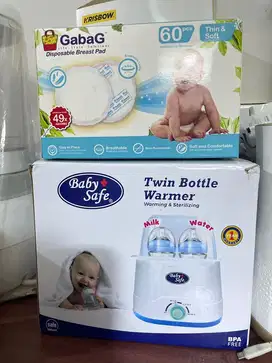 Baby Safe Twin Bottle Warmer Babysafe Alat Steril Botol Susu Bayi