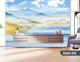 Pesan wallpaper dinding 3d custom toko jual dan pasang gorden murah