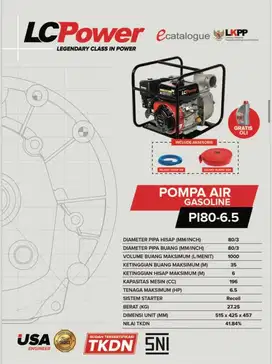 Pompa Irigasi 3 Inchi SNI