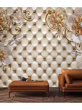 Jual gorden hordeng gordyn tirai jendela wallpaper dinding 3d custom