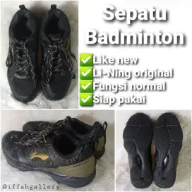 Sepatu Badminton Li-Ning Original Size 43 Like New Ada Dus Siap Pakai