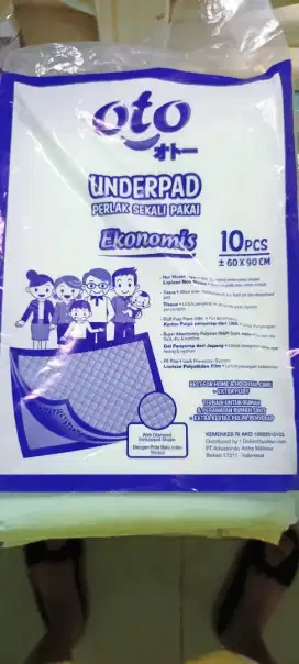 Underpad 60x90 cm merk OTO isi 5