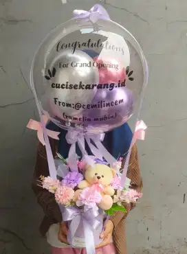 Buket balon for birthday/ buket balon wisuda/ grand opening