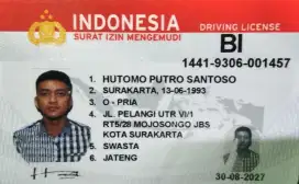 DRIVER / SOPIR (SIM B1) Usia 31 Tahun