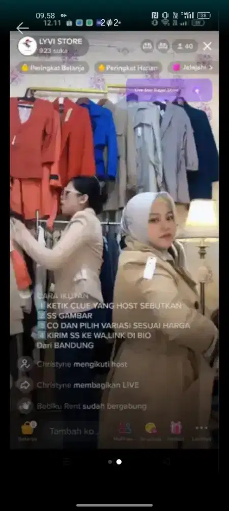 DICARI HOST OLSHOP CEWE UNTUK TIKTOK SHOP
