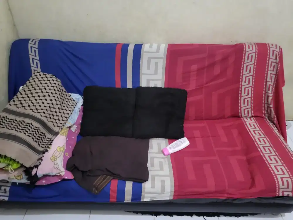 KURSI KASUR 2 IN 1 SOFABED BLACK SECOND