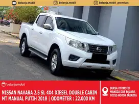 Nissan Navara 2.5 SL 4x4 Diesel Double CABIN MT Manual putih 2018/19