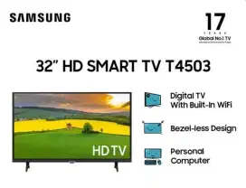 PROMO TEEMURAH! CASH & KREDIT LED 32 T4503 SAMSUNG SMART DGTL + BRAKET