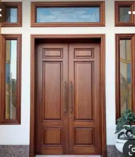 Daun pintu jati minimalis