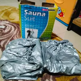 Baju sauna suit silver