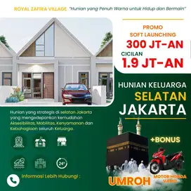Dijual Rumah Siap Bangun di Depok Harga 300 Jutaan