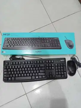 Keyboard mouse usb logitech MK120 100% Original