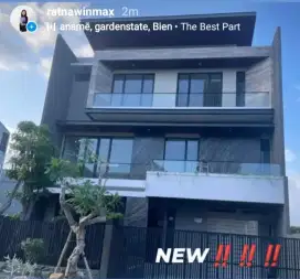 DIJUAL RUMAH 3 LANTAI ADA ROOFTOP CITRALAND DEKAT HONDA