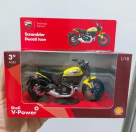 Shell Ducati Scrambler Icon Die Cast Maisto