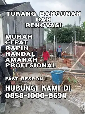 Jasa Arsitek dan Tukang Bangunan Murah Berpengalaman