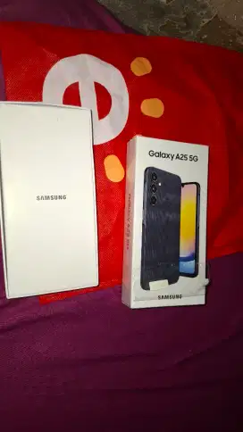 Samsung galaxyA25 blue black new 256