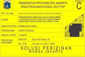 Pengurusan PBG/IMB Dki Jakarta,SKA,Gambar Rumah slf Gedung