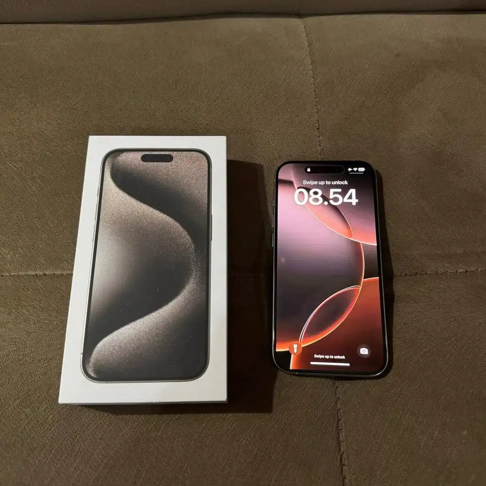 Jual iPhone 15 Pro 128GB Natural Titanium
