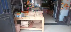 Rak Buah/sayur kayu masih baru 1 bulan kurang