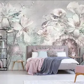 Pesan wallpaper dinding 3d custom toko jual dan pasang gorden murah