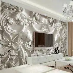 Jual gorden hordeng gordyn tirai jendela wallpaper dinding 3d custom