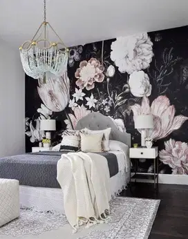 Pesan wallpaper dinding 3d custom toko jual dan pasang gorden murah