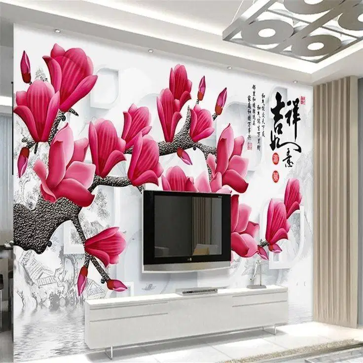 Jual gorden hordeng gordyn tirai jendela wallpaper dinding 3d custom