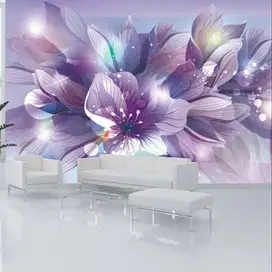 Pesan wallpaper dinding 3d custom toko jual dan pasang gorden murah