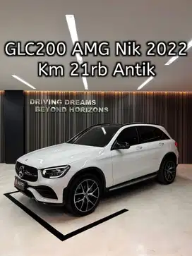 Mercedes Benz GLC 200 GLC200 AMG 2022 Putih Mercy F1197AAO Km 21rb