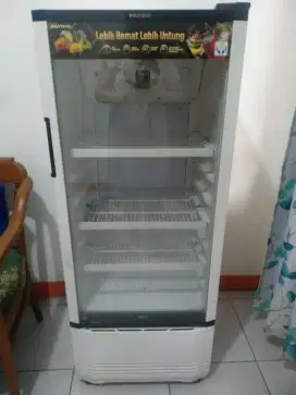 Kulkas Showcase Cooler Polytron 3 rak second