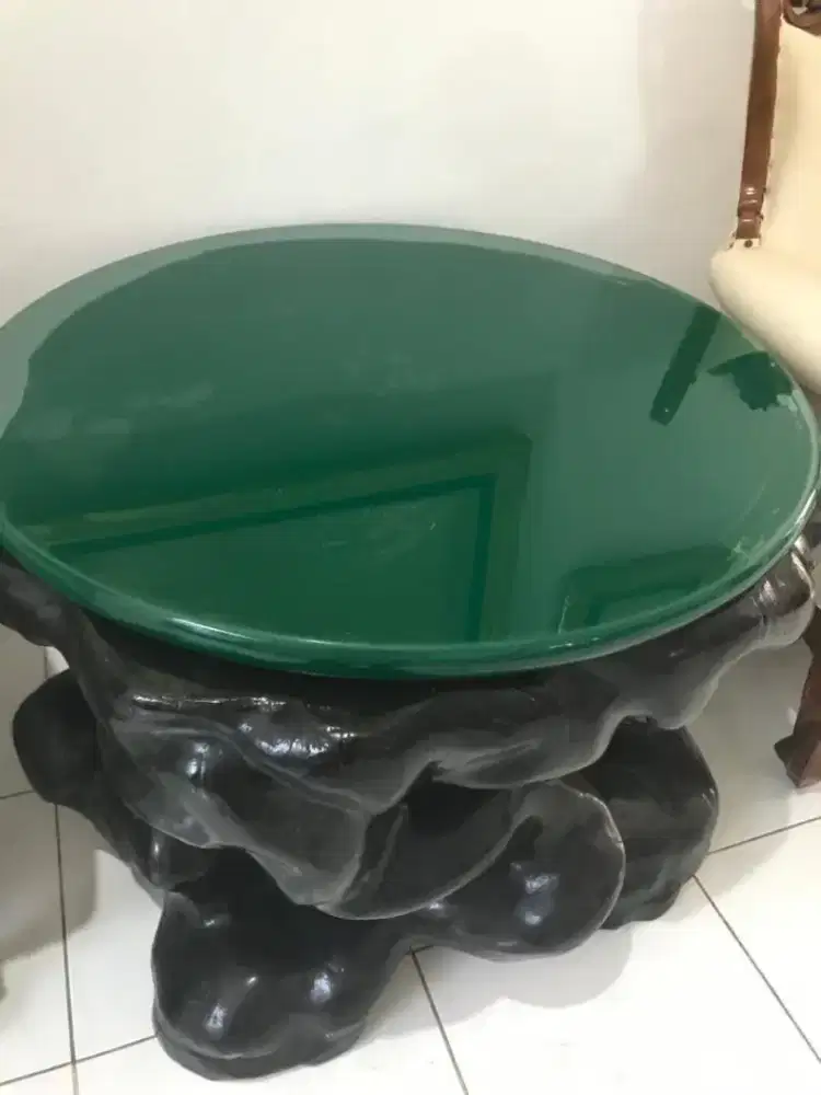 Meja antik giok asli