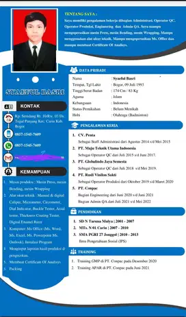 Cari pekerjaan di bidang administrasi, QA, QC dll