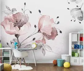 Jual gorden hordeng gordyn tirai jendela wallpaper dinding 3d custom