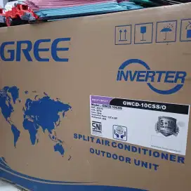 GREE AC INVERTER GWC-0505CS, 1/2PK - 2 INDOOR dan 1 OUTDOOR INVERTER