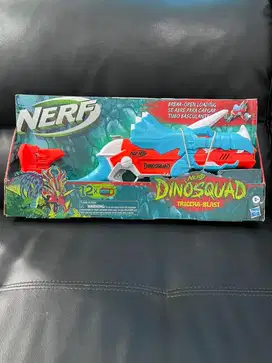 [Original] Nerf Dinosquad Tricera-Blast/ Mainan Tembakan Pistol Anak