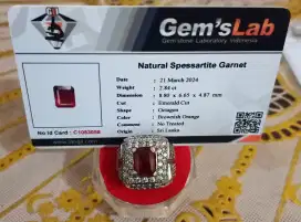 Red Garnet Srilanka + memo