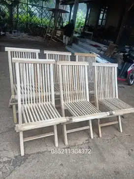 Kursi lipat belum finishing