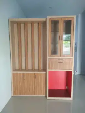 Partisi ruangan, Kitchen set dapur, Meja resepsionis, dll