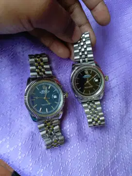 Jam tangan Rolex New premium baterai