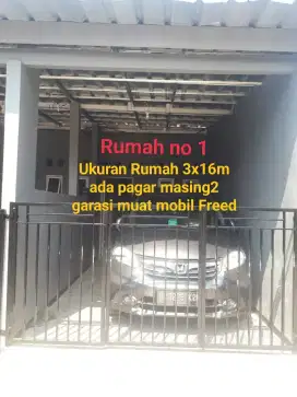 Rumah sewa bulanan Jatiluhur Yapidh Jatiasih Bekasi