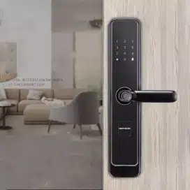 Smart Door Lock Kunci Pintu digital Fingerprint Sidik Jari dan Kartu