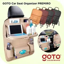 Goto Premiro Car Seat Organizer Leather Tas Jok Kursi Mobil Asesoris M