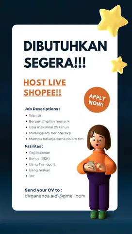 Host LIVE Shopee