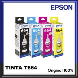 EPSON TINTA 664 ORIGINAL / INK / L100 L110 L120 L200 L210 L220 - Merah